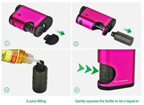pico squeeze istruzioni